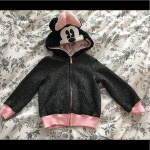 Minnie Mouse Zip Up Hoodie